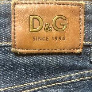 D&G Women's Blue Straight Leg Jeans